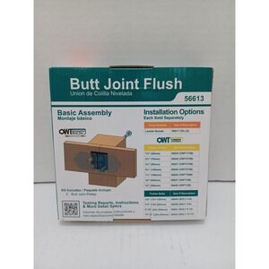 Butt Joint Flush Plates 11.5" X‎ 5" X 8.25" (2) per Pack 56613